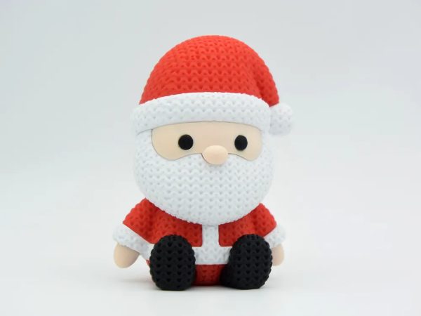 Papai Noel Crochet, peça impressa em 3D